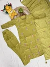 KF 4117 Kalaai Roman Silk Embroidery Kurti With Bottom Dupatta
